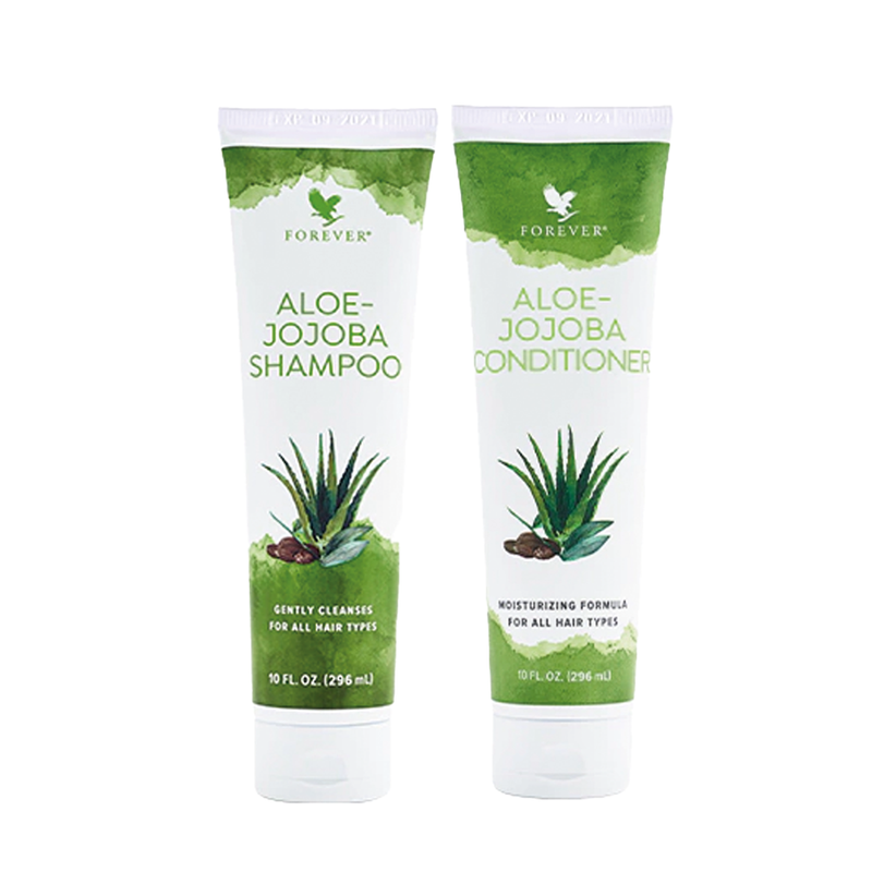 Aloe-Jojoba Shampoo + Conditioner